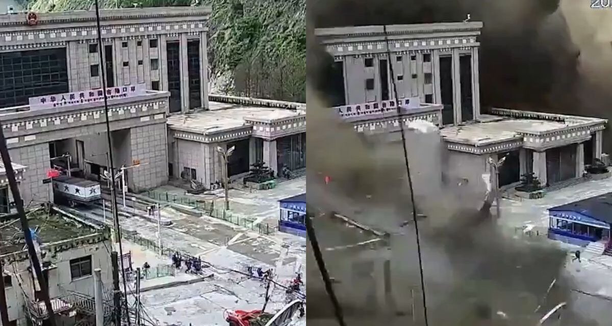 Así fue el feroz paso de la riada por Nepal