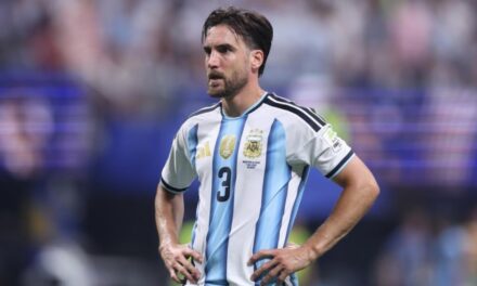 Tagliafico pidió el cambio, pero se aguantó los dolores para entrar en la historia