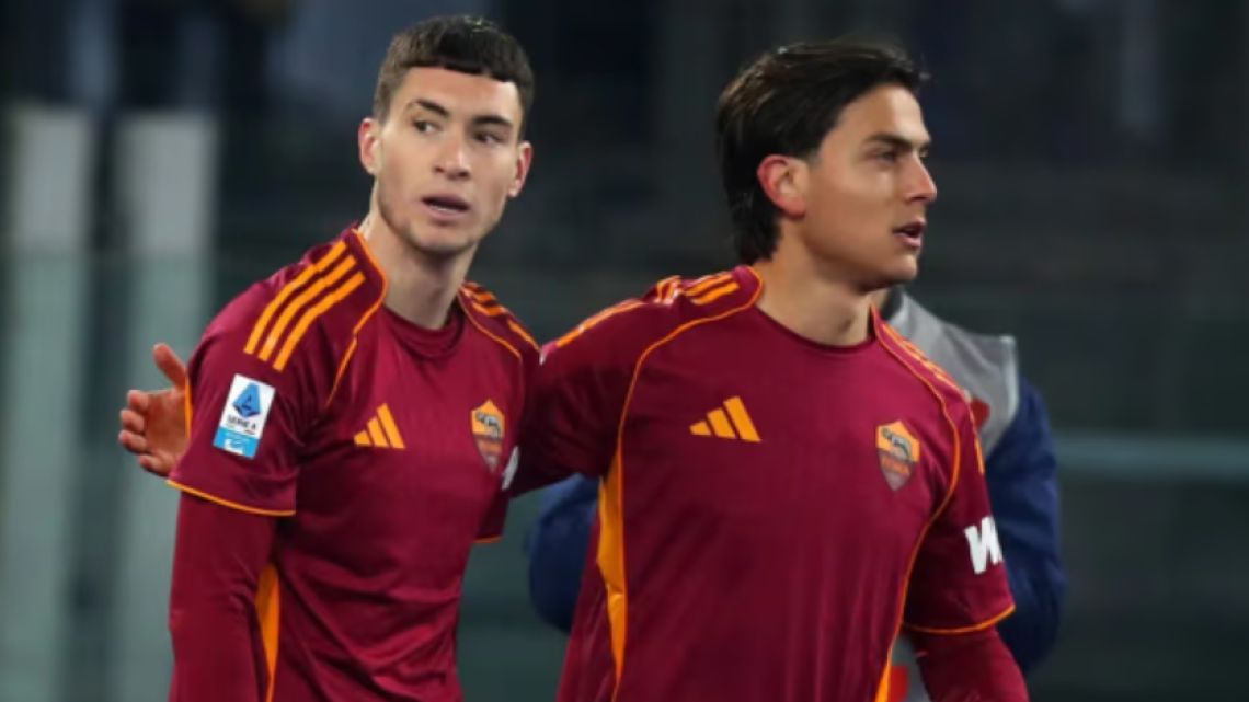 Escándalo en la Roma: Dybala defendió a Soulé y discutió con el capitán del equipo