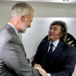 Javier Milei se reunió con el rey de España, Felipe VI, antes de la asunción de Abelardo de la Espriella en Colombia