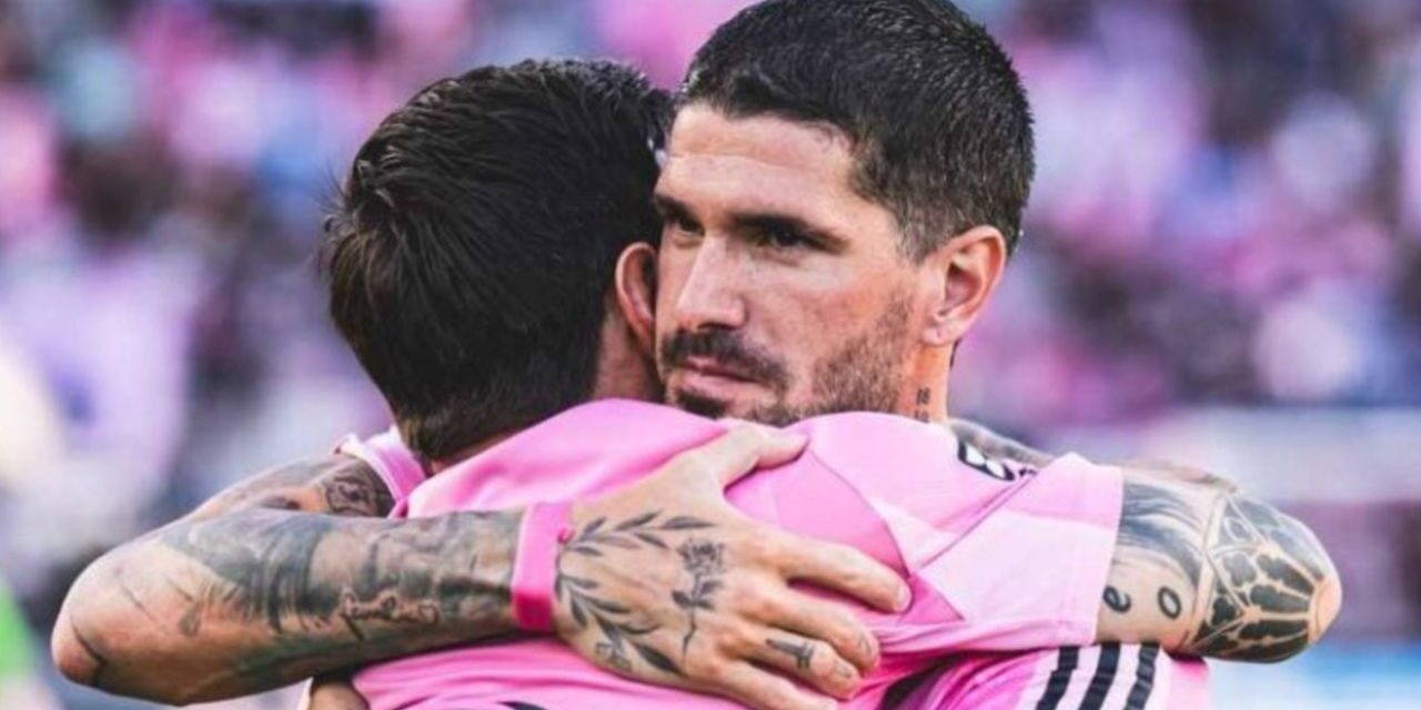 Rodrigo De Paul homenajeó a Messi en su gol con el Inter Miami