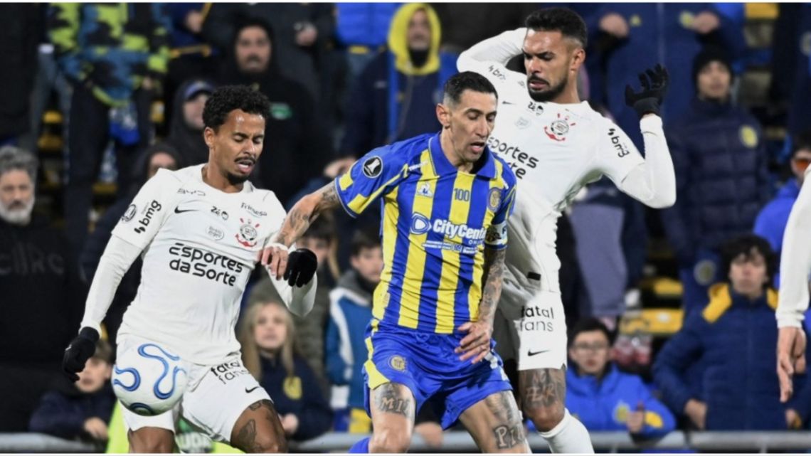 Rosario Central vs Corinthians: el Canalla no pudo romper el 0-0 y definirá la serie de Libertadores en Brasil