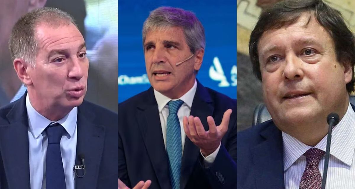 Diego Santilli y Luis Caputo firman con Alberto Weretilneck el traspaso de rutas y ferrocarriles de Río Negro