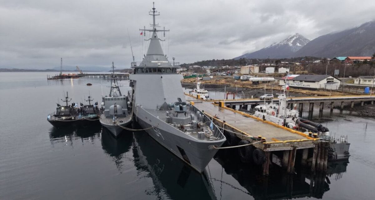 Cooperación naval bajo la sombra de una nueva tensión por el extremo austral