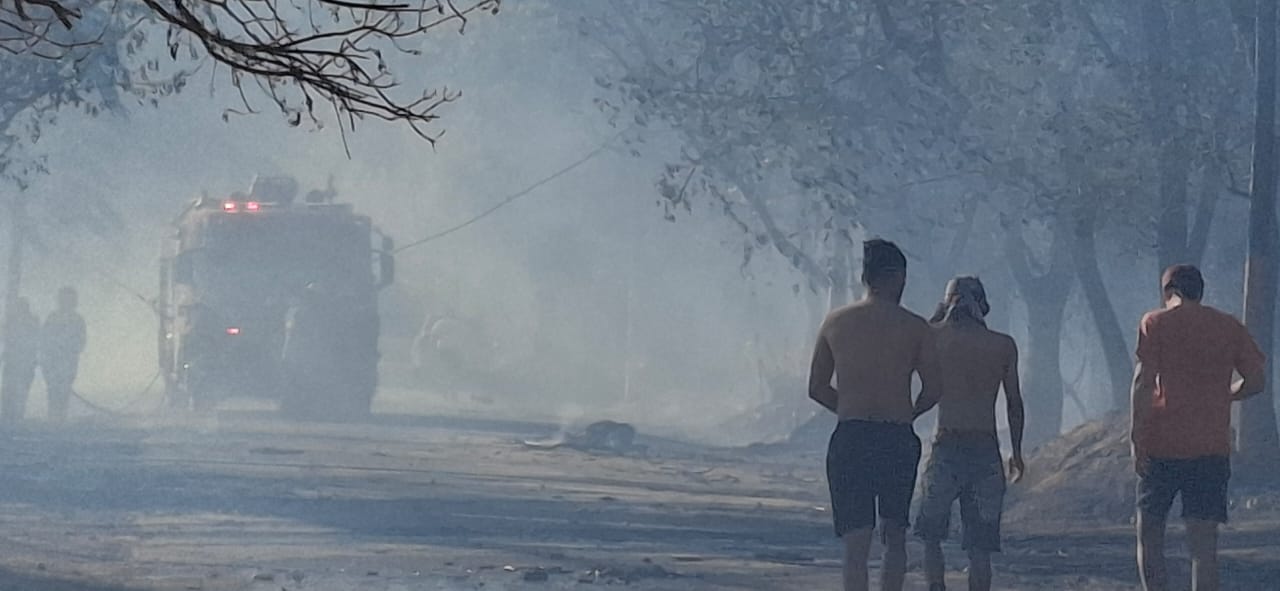 Bomberos confirmó cómo terminó herido el joven que sufrió quemaduras durante los incendios en Santa Lucía