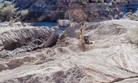 Dique Soldano: avanzan las obras para preparar el histórico sistema ante posibles crecientes