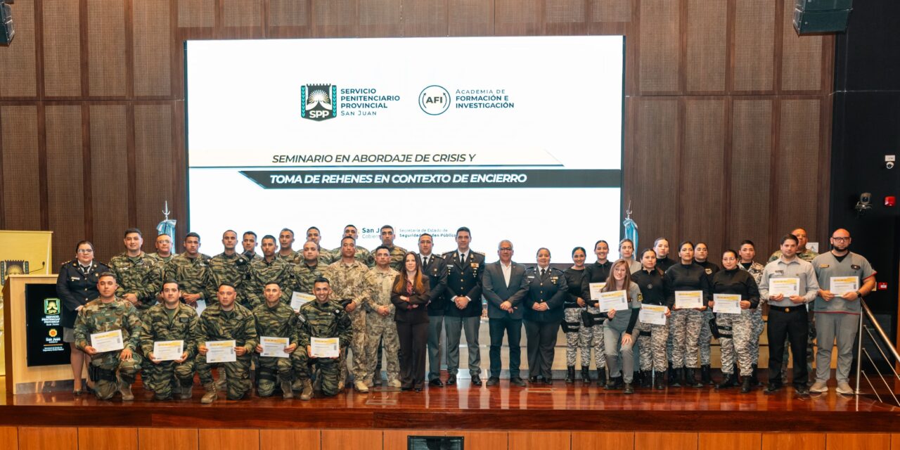 80 efectivos completaron una capacitación inédita para enfrentar crisis y toma de rehenes