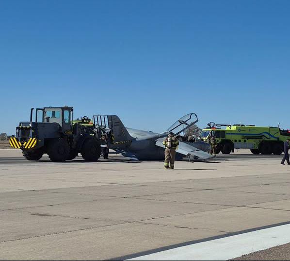 Un Pampa II tuvo una emergencia durante un vuelo de mantenimiento y su tripulación salió ilesa