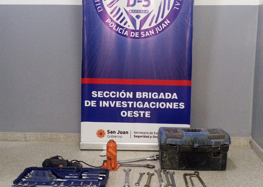 Recuperaron un millonario lote de herramientas que era ofrecido por redes sociales