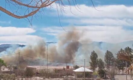 Iglesia: se registran incendios en estos momentos en la localidad de Buena Esperanza imágenes impactantes