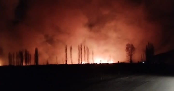 Iglesia: incendios se desataron en Tudcum y afectaron zonas rurales 