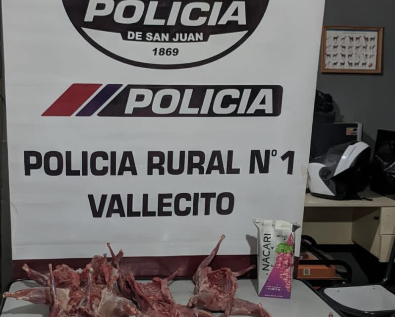 Cazadores mendocinos fueron sorprendidos con liebres, vizcachas y un ave protegida