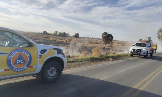 Incendios y viento Zonda: refuerzan la prevención en Médano de Oro y piden evitar cualquier quema