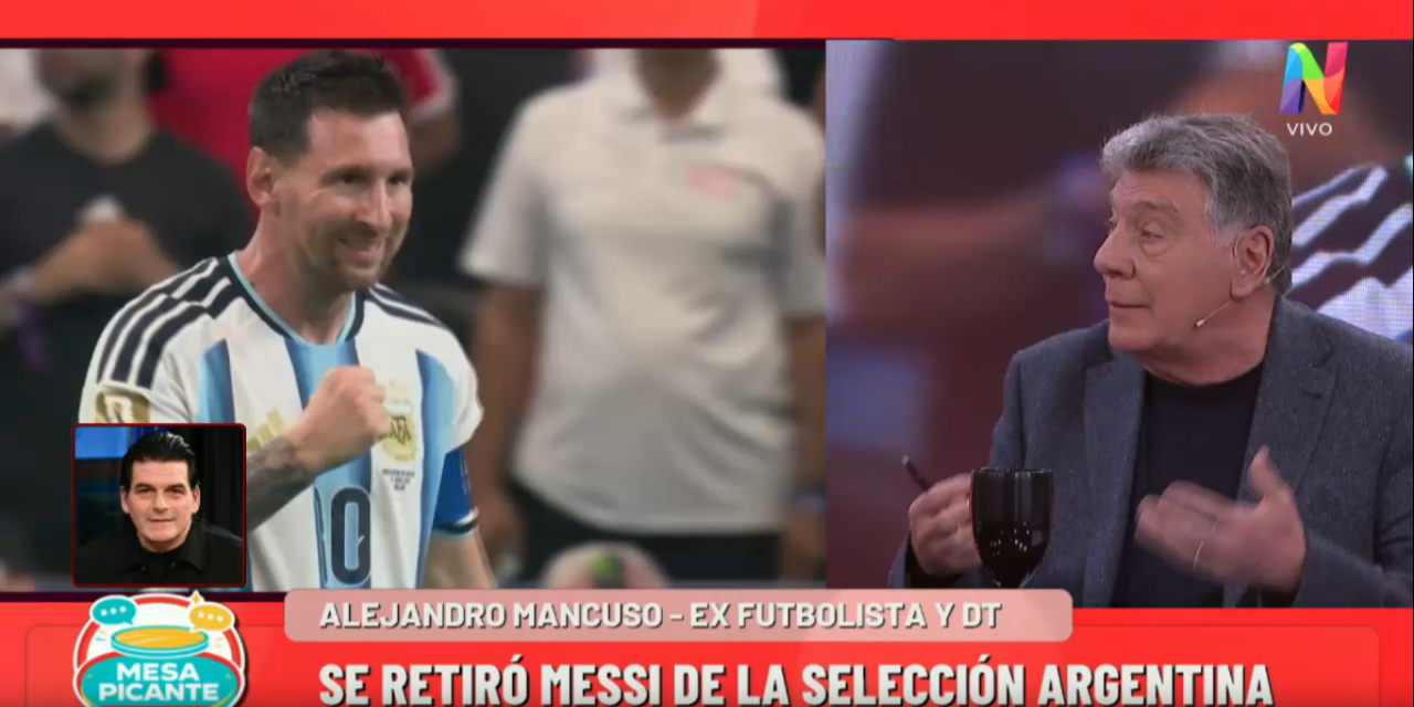 Exclusivo de 'Mesa Picante': Alejandro Mancuso consideró que Lionel Messi debe ser aplaudido "de pie" e idolotrado de por vida