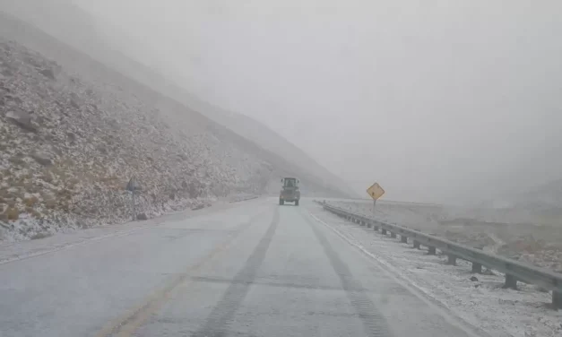 Último momento: Lluvia, hielo y niebla complican el tránsito en varias rutas provinciales