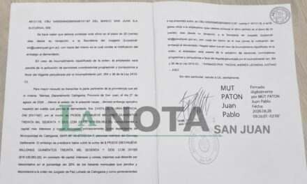 Embargo millonario: la Justicia ordenó retener parte del sueldo de una concejal de Calingasta