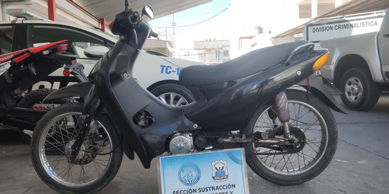 Tres motos bajo sospecha: patentes falsas, motores adulterados y una con pedido de robo