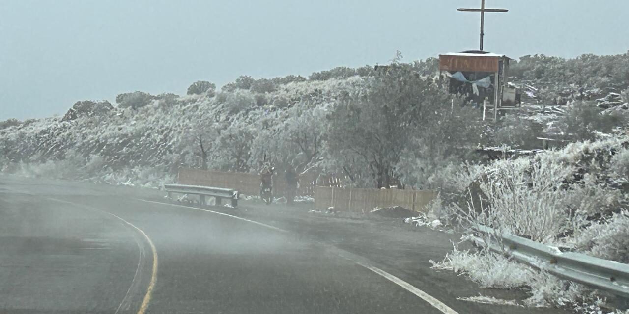 Alerta en las rutas nacionales: hielo, aguanieve y niebla complican la circulación