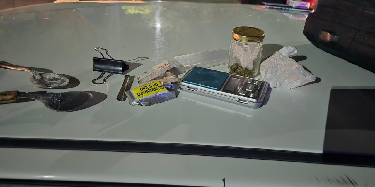 Caucete: los atraparon con droga, una balanza y dinero en efectivo
