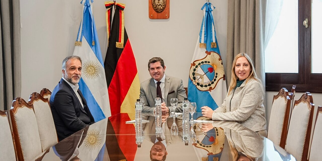 Orrego recibió al cónsul alemán y analizaron nuevas oportunidades para San Juan