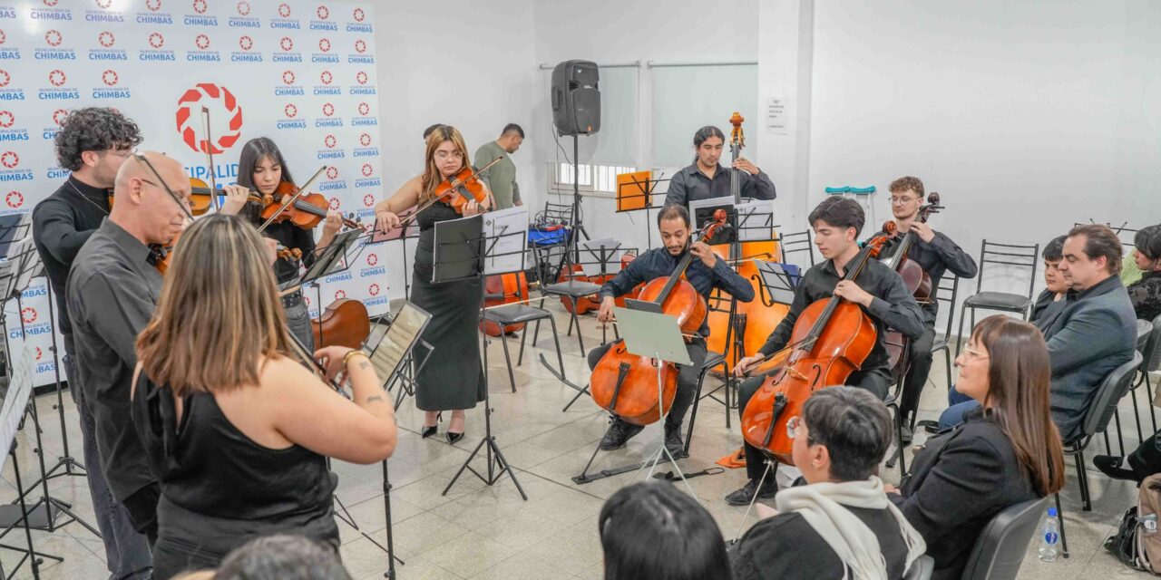 La música reunió a chicos y familias en una tarde especial en Chimbas