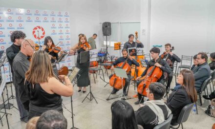 La música reunió a chicos y familias en una tarde especial en Chimbas