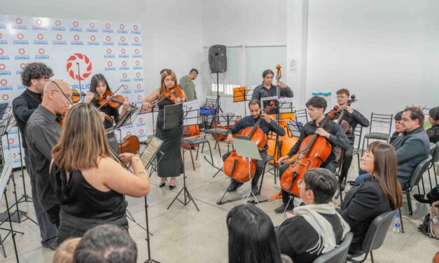 La música reunió a chicos y familias en una tarde especial en Chimbas