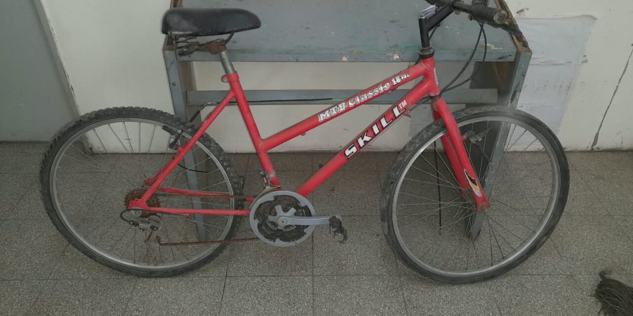Una pelea familiar terminó con el secuestro de una bicicleta de dudosa procedencia