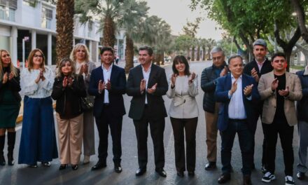 Orrego inauguró la renovación integral de la avenida Libertador y destacó el impacto de la obra