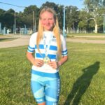Delfina Dibella se subió al podio y consiguió el primer bronce sanjuanino en los ODESUR