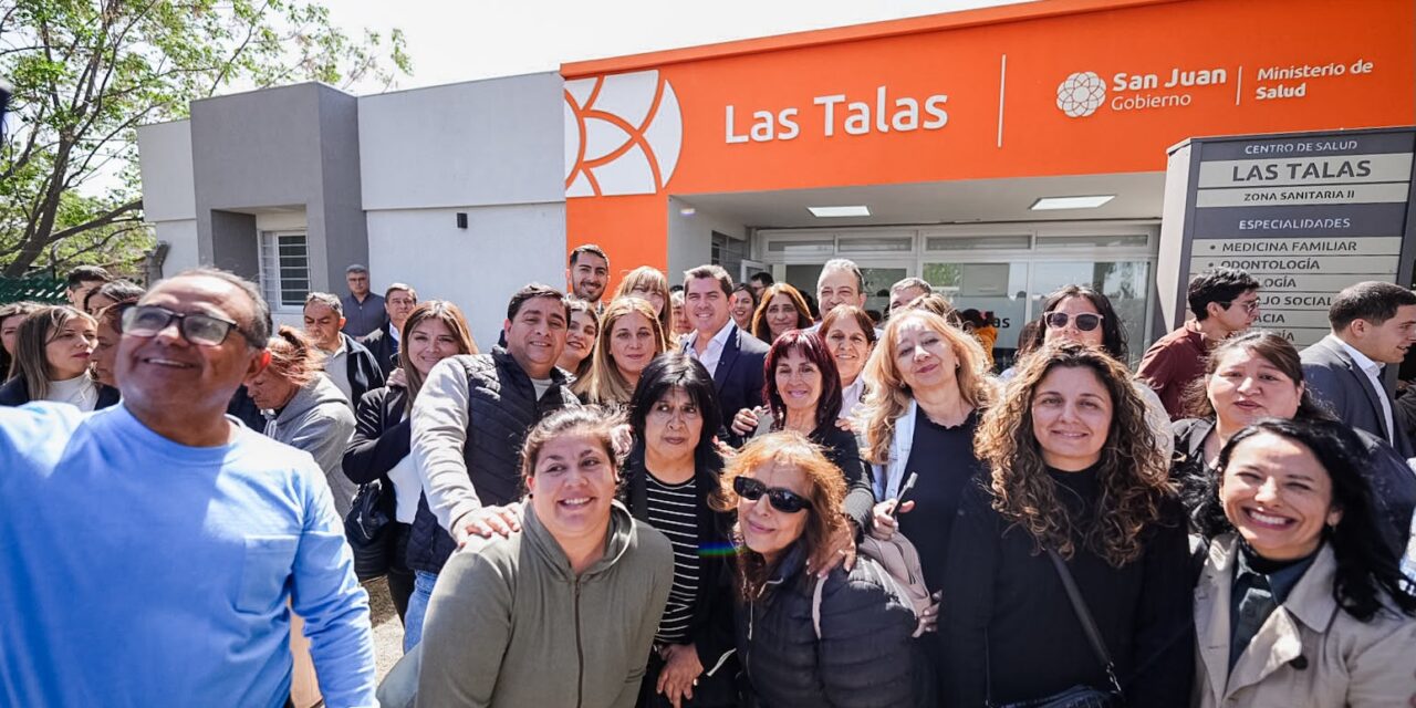 Renovaron el CAPS Las Talas y más de 400 vecinos de Caucete tendrán nuevas prestaciones