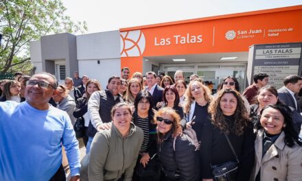 Renovaron el CAPS Las Talas y más de 400 vecinos de Caucete tendrán nuevas prestaciones