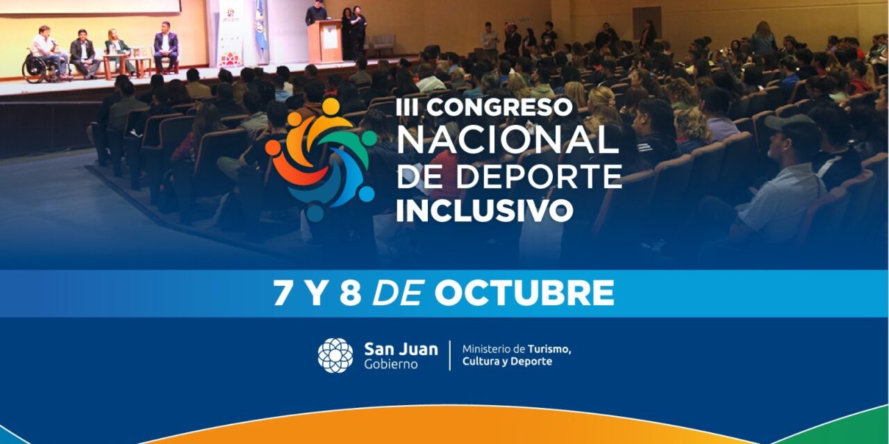 Meolans, Velo y Retegui llegan a San Juan para hablar de deporte e inclusión