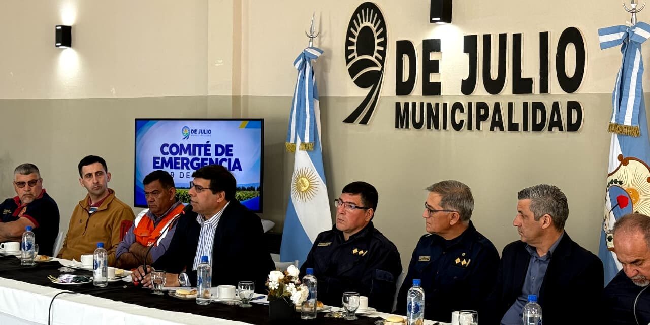 9 de Julio creó un Comité de Emergencia para reforzar la respuesta ante fenómenos climáticos