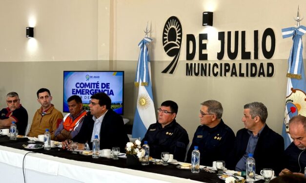 9 de Julio creó un Comité de Emergencia para reforzar la respuesta ante fenómenos climáticos