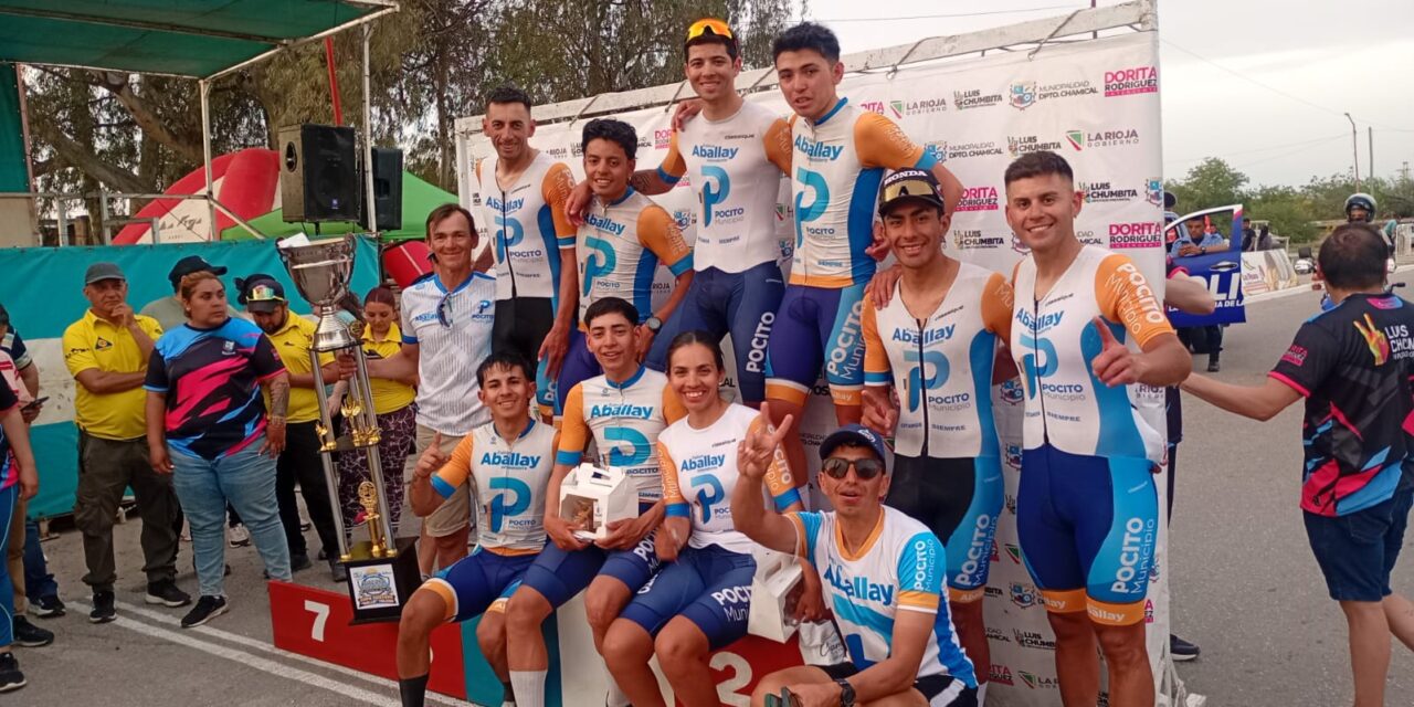 Dos victorias y podio para Pocito en una tradicional vuelta ciclista de La Rioja