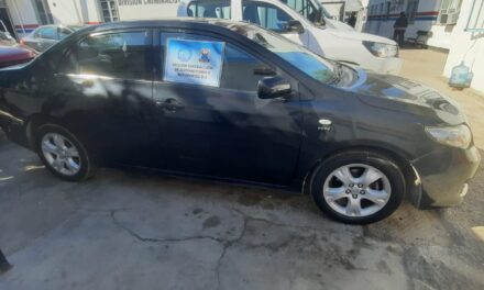 Chimbas: detectaron un Corolla que era buscado por un robo agravado en Mendoza