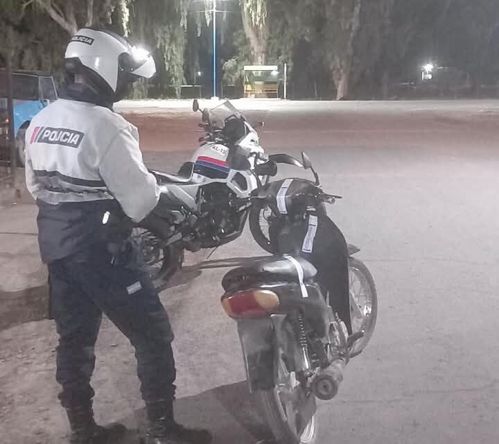 Un control de rutina terminó con una moto buscada por un robo desde 2023
