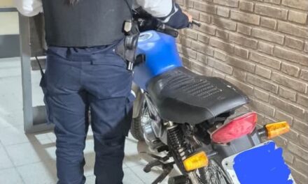 25 de Mayo: secuestraron una moto con las numeraciones del motor y cuadro adulteradas