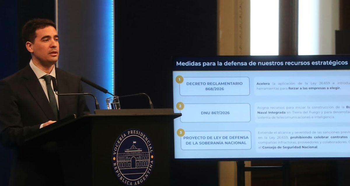 El Gobierno aseguró que la base naval de Ushuaia será construida con capitales 100% argentinos