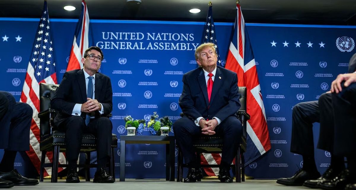 Andy Burnham confirmó que habló con Donald Trump sobre las islas y prepara fuerte respuesta a Javier Milei ante la ONU