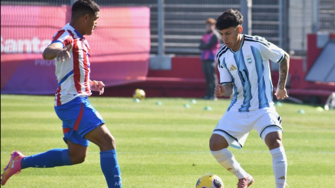 Debut amargo: la Selección Argentina Sub 19 cayó 2-1 ante Paraguay en los Juegos Suramericanos