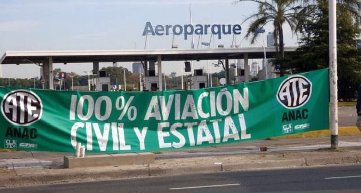 ATE realizará un paro de 48 horas este jueves y viernes que podría afectar los vuelos en todo el país