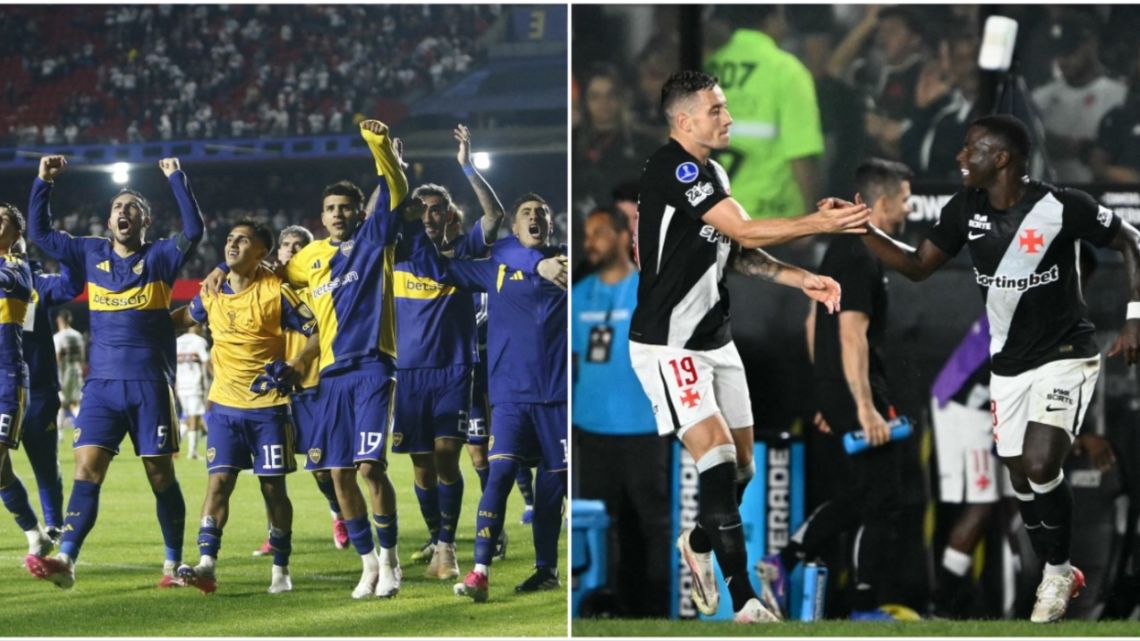 Vasco da Gama eliminó a Independiente Santa Fe y será el rival de Boca en las semifinales de la Copa Sudamericana