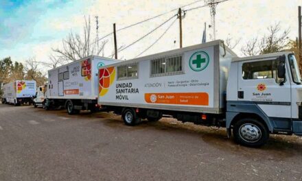 Las unidades sanitarias móviles llegan a Albardón con controles gratuitos