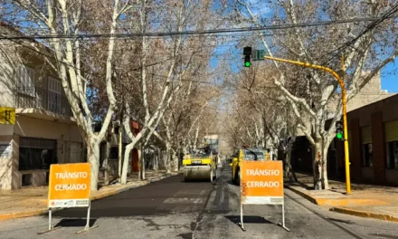 Avanza la repavimentación de calle Alem con nuevos trabajos previstos para este miércoles