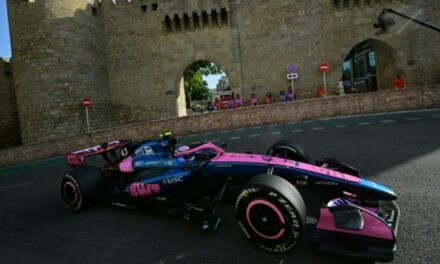 Franco Colapinto en la clasificación del Gran Premio de Azerbaiyán de Fórmula 1