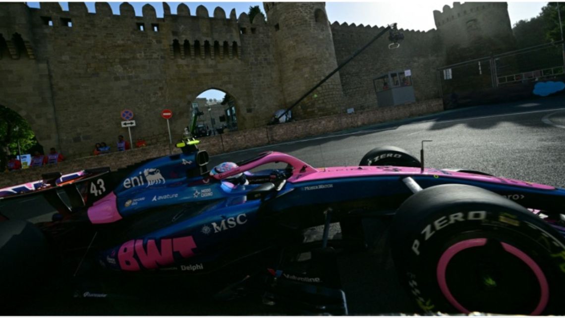 Franco Colapinto busca sumar puntos clave en el GP de Azerbaiyán: seguí la carrera en vivo