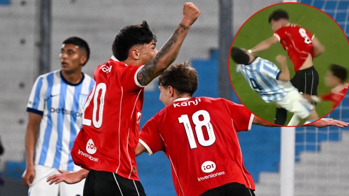 De la violenta agresión a la épica en el Cilindro: el triunfo agónico de Independiente ante Racing en el clásico de Reserva