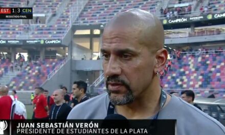 Juan Sebastián Verón explotó tras la final de la Supercopa e increpó a Herrera: «Es toda tuya»